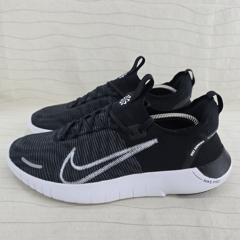 Nike Mens Free RN Next Nature Black White Running Shoes FB1276-002 Size 11.5 - Picture 2 of 10